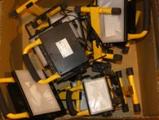 Lot To Contain 7 Assorted Dial Security Work Lights (Viewing/Appraisals Highly Recommended)