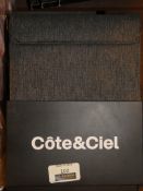 Lot To Contain 7X Brand New Cote And Ciel Fabric Pouch For Ipad Mini In Black Melange RRP£175.0 (