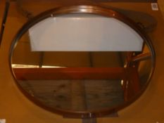 Lot To Contain 1x Boxed Rhonda Round Wall Hanging Mirror RRP£95.0 (In Need Of Attention)(2360524)(