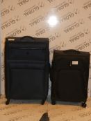 Lot To Contain 3 Assorted John Lewis 4 Wheel And 2 Wheel Travel Suitcases Combined RRP £430 (
