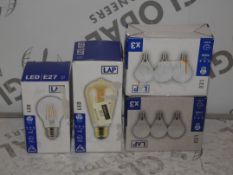 Lot To Contain 4x Boxed Assorted Lap LED Bulbs (Viewing or Appraisals Highly Recommended)