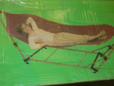 Lot To Contain 1x Boxed Foldable Hammock To Include Practical Carry Bag RRP£75.0 (Viewing or