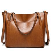 Lot To Contain 1X Brand New Women's Coolives Pocket Strap Tote Bag In Brown RRP£53.99