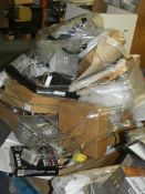 Pallet to Contain a Large Amount of Items to Include Salter Scales, Bathroom Accessories, Pedal