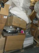 Pallet to Contain a Large Amount of John Lewis Items to Include Lampshades, Serving Trays,