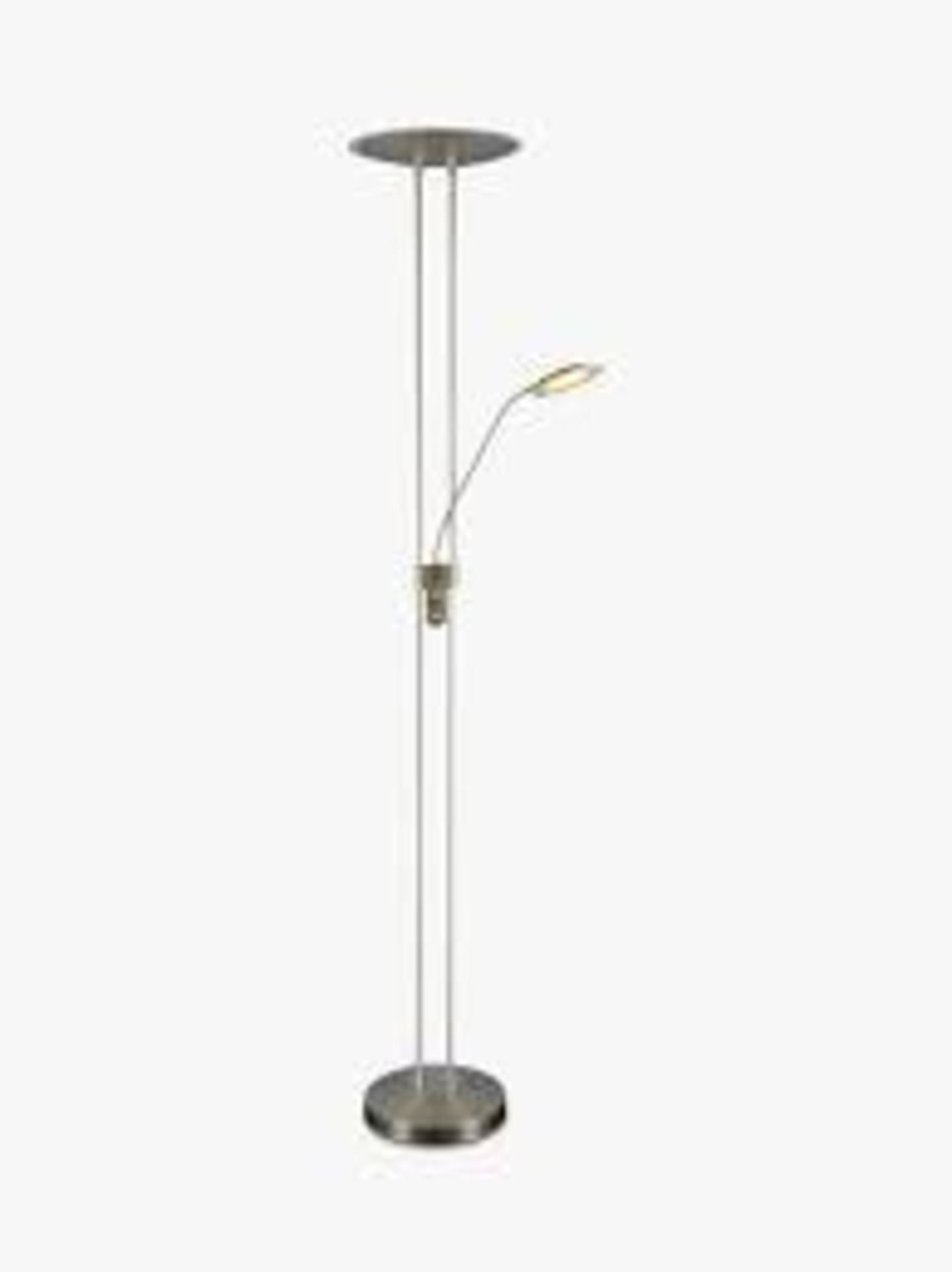 Boxed John Lewis And Partners Wrigley Uplighter Floor Lamp RRP £195 (2577953) (Public Viewing and