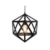 Boxed Searchlight Geometric Pendant (13822) (Public Viewing and Appraisals Available)