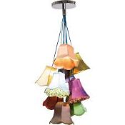 Boxed Kare Design Saloon Flower 9 Light Ceiling Light RRP £175 (Public Viewing and Appraisals