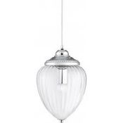 Boxed Searchlight Chroms Finish Pendant RRP £70 (Public Viewing and Appraisals Available)