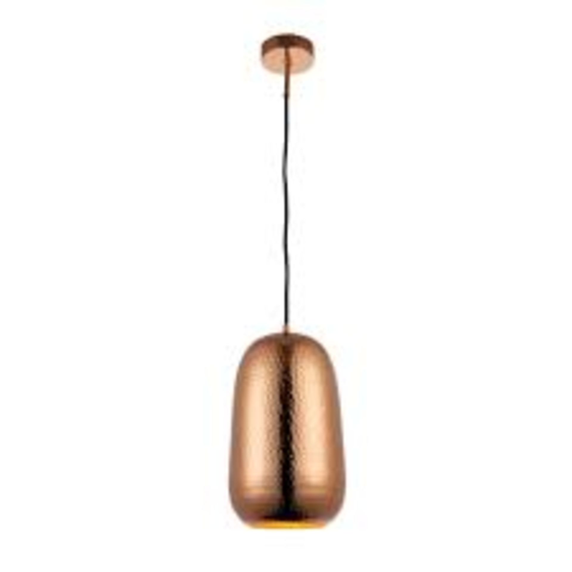 Boxed Endon Lighting Arbutus 1 Light Copper Finish Pendant Light (Viewing/Appraisals Highly