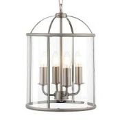 Boxed Endon Lambeth 4 Light Pendant RRP £45 (13822) (Public Viewing and Appraisals Available)