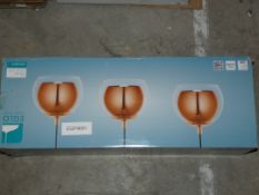 Boxed Eglo Trend Collection Rocamar 3 Light Ceiling Light (Public Viewing and Appraisals Available)