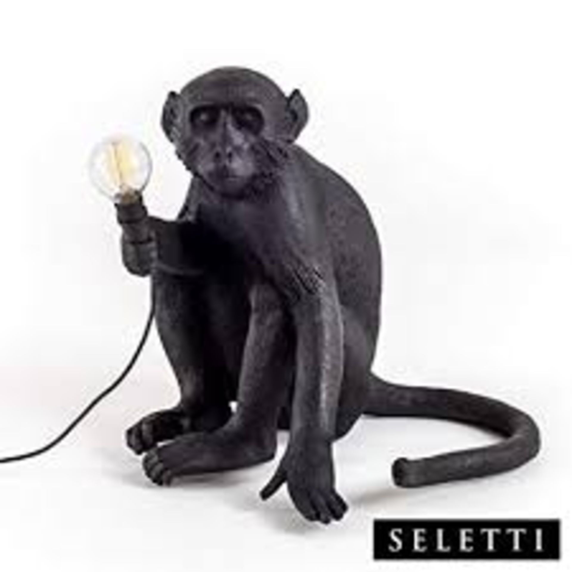 Boxed John Lewis and Partners Celeti Sit Monkey Lamp RRP £195 (2588753) (Viewing/Appraisals Highly