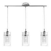 Boxed Carl 3 Light Kitchen Pendant RRP £75 (13822) (Public Viewing and Appraisals Available)