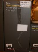 Boxed John Lewis and Partners Antique Brass Finish Paige Touch Control Lamp RRP £55 (RET00172532) (