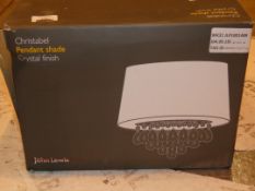 Boxed John Lewis and Partners Christabell Crystal Finish Shade Ceiling Light RRP £40 (