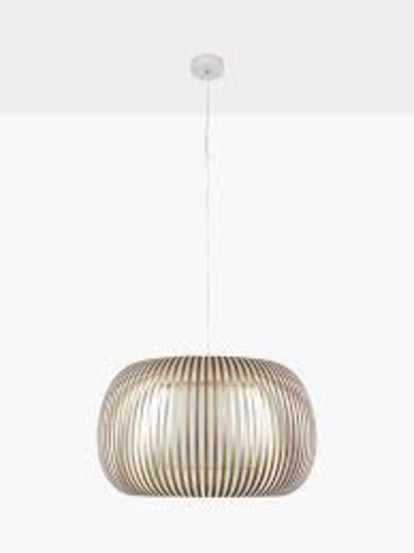 Boxed John Lewis and Partners Harmony Viscose Mix Ceiling Light Pendant RRP £85 (RET00338858) (