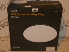 Boxed John Lewis and Partners Saint LED Bathroom Ceiling Light Fitting RRP £65 (1999854) (Viewing/