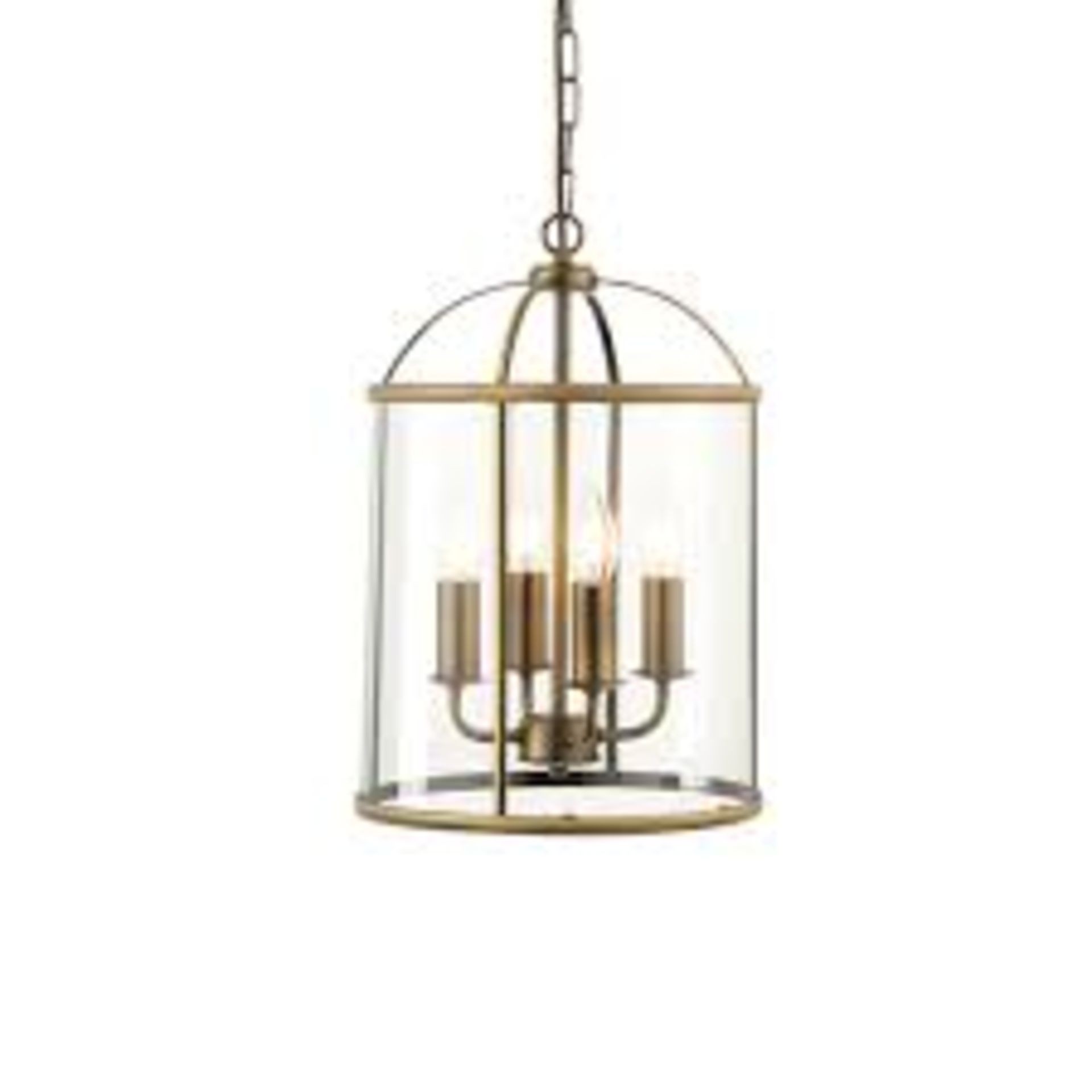 Boxed Endon Lambeth 4 Light Pendant RRP £45 (13822) (Public Viewing and Appraisals Available)