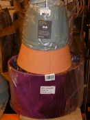 Lot to Contain 12 Assorted Lightshades and Lampshades Combined RRP £175 (00551127)(2609632)(