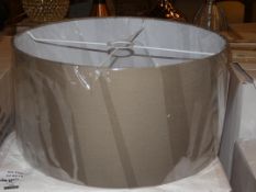 Boxed Grey Designer Lampshade RRP £50 (13822)(Public Viewing and Appraisals Available)
