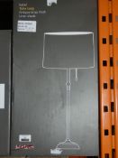 Boxed John Lewis and Partners Isobel Antique Brass Base Fabric Shade Table Lamp RRP £50 (2158834) (