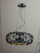 Boxed Brand New Serene Lighting Hallway SL00163 6 Light Chrome Disc Shade Ceiling Light Pendant