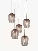 Boxed John Lewis and Partners Olmando 5 Light Brushed Ceiling Light Pendant RRP £110 (