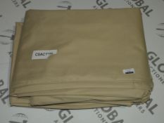 Pair Of Thermal Blackout Beige Designer Curtains (Viewing/Appraisals Highly Recommended)