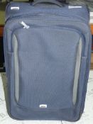 Grennich 2 Wheel Blue 64cm Medium Sized Suitcase RRP £75 (2319052) (Viewing/Appraisals Highly