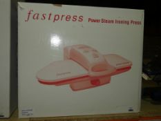 Boxed Fast Press Power Steam Ironing Press (NX64) RRP £290 (2582264) (Viewing/Appraisals Highly