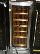 Under The Counter Stainless Steel Free Standing Wine Cooler (Viewing/Appraisals Highly Recommended)