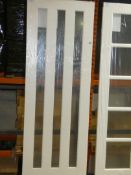 Lexington Wooden One Panel Glazed Internal Door RRP £220 (12931) (Viewing/Appraisals Highly