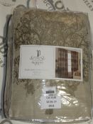 Bagged Pair Of Paoletti Ready Made Eyelet Headed Curtains 66x72 Inches (Viewing/Appraisals Highly