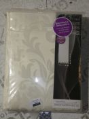 Brand New Relax Touch 100% Polyester Tab Top Single Voil Curtains (8567)