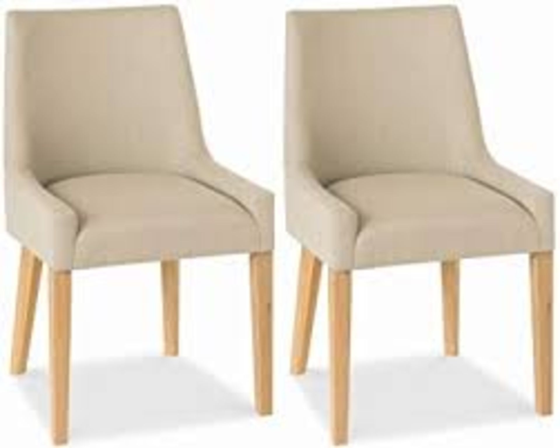 Boxed Pair of Bentley Designs Teal Scoop Back Ella Dining Chairs RRP £340 (Viewing/Appraisals Highly