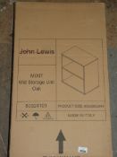 Boxed John Lewis and Partners Mix Oak Mix It Storage Units RRP £50 (1871934) (Viewing/Appraisals