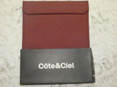 Boxed Brand New Cote and Ciel Red Fabric Ipad Pouches RRP £30 Each