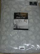 Bagged Moda De Casa Soft Touch Cotton Feel Double Bedspread in Grey (Viewing/Appraisals Highly