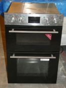 Stainless Steel And Black Glass Fully Intergrated Twin Cavity Double Oven (Viewing/Appraisals Highly
