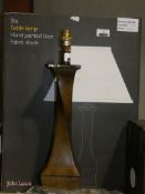 Boxed John Lewis and Partners Ella Hand Painted Base Fabric Shade Table Lamp RRP £110 (2379166) (