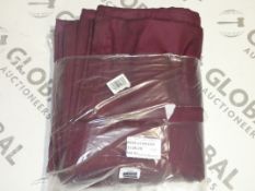 Bagged John Lewis And Partners Plum Coloured Textured Duvet Cover Set RRP £110 (RET00810003) (