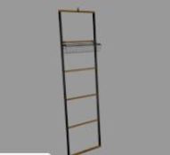 Boxed House By John Lewis Towel Ladder RRP £50 (2302571) (Viewing/Appraisals Highly Recommended)
