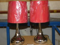 Boxed Pair of Mini Sun Red Lamps RRP £20 (12499) (Viewing/Appraisals Highly Recommended)