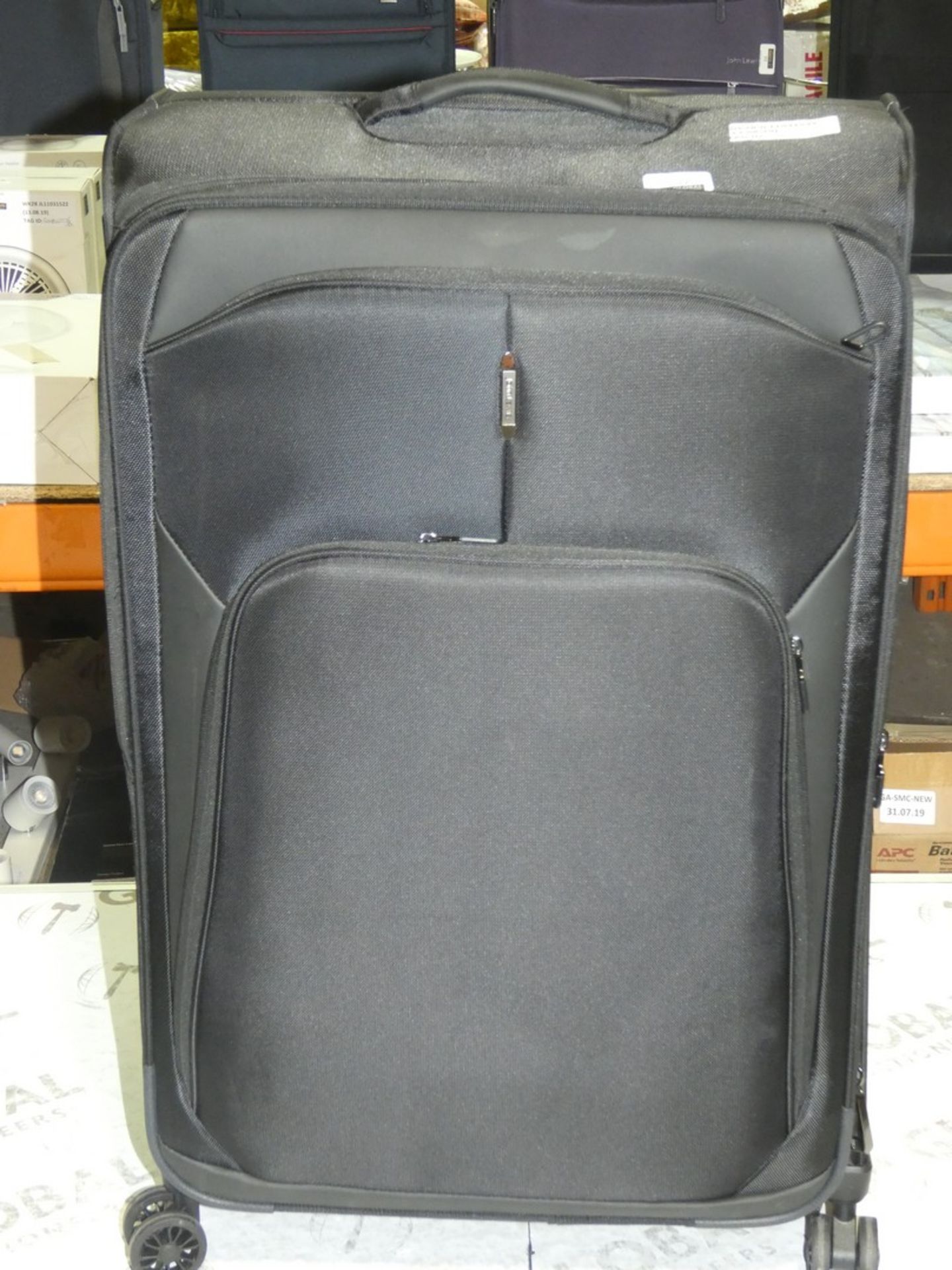 John Lewis and Partners Large Soft Shell 360 Wheel Suitcase RRP £145 (2357597) (Viewing/Appraisals