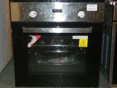 Stainless Steel And Black Glass Fully Intergrated Single Electric Oven (Viewing/Appraisals Highly