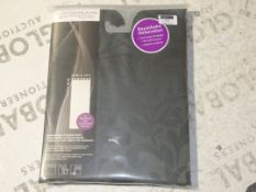 Brand New Relax Touch 100% Polyester Tab Top Single Voil Curtains (8567)