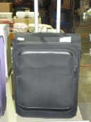 Qube Soft Shell 2 Wheel Black Spinner Cabin Bag RRP £50 (2302233) (Viewing/Appraisals Highly