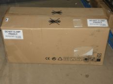 Boxed Black Glass 90cm Angled Glass Cooker Hood (Viewing/Appraisals Highly Recommended)