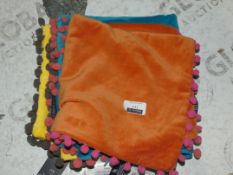 Assorted Paoletti Pom Pom Scatter Cushion Covers (Viewing/Appraisals Highly Recommended)